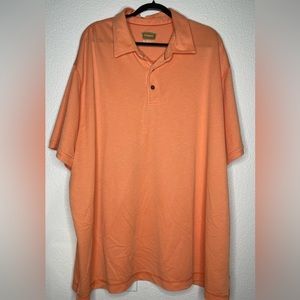 Peach polo shirt